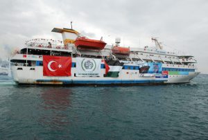 Het Turkse schip Mavi Marmara nam deel aan een "Gaza flottielje" in 2010 om te proberen Israëls Marine blokkade van Gaza te breken